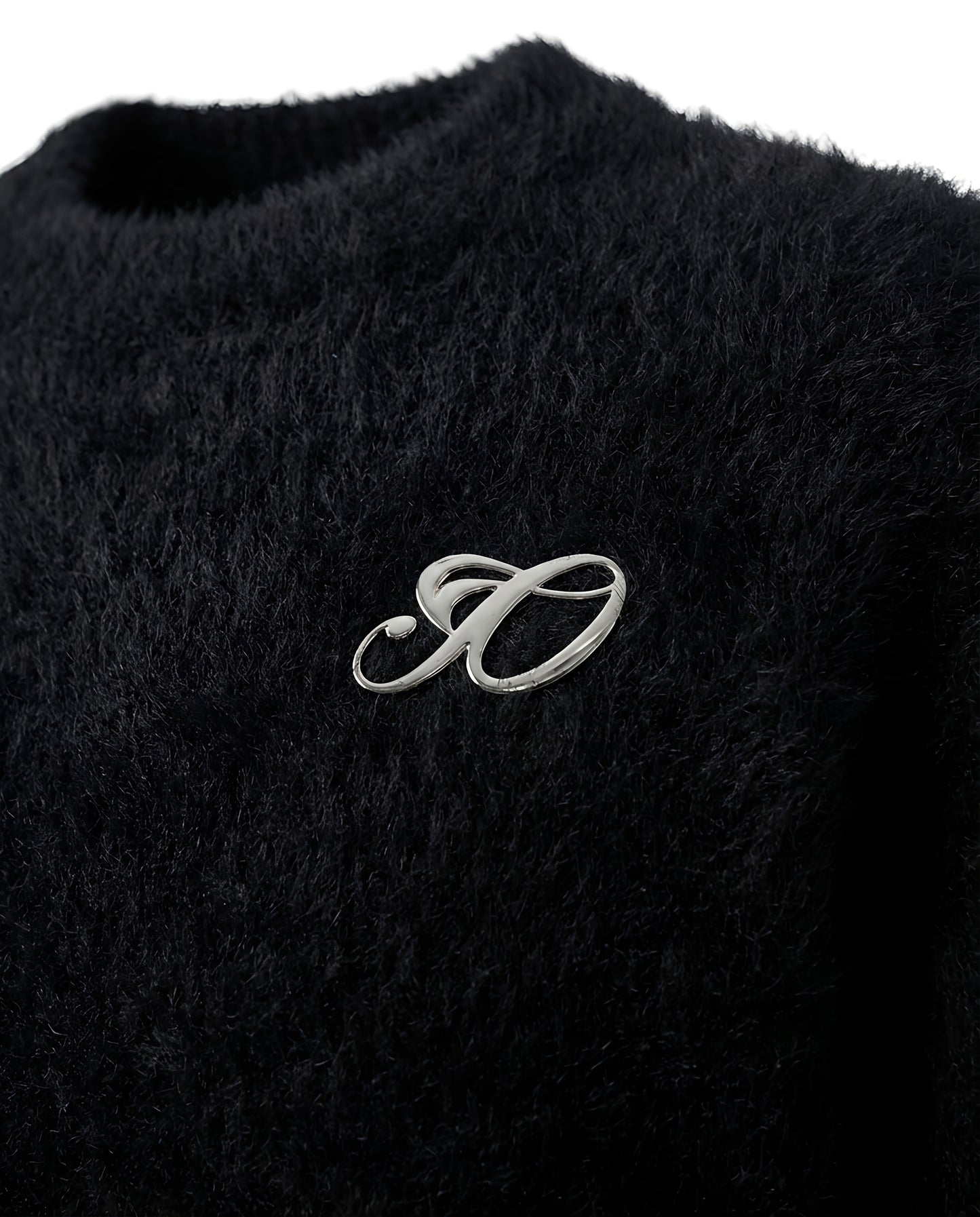 Metal LOGO Mohair Knit