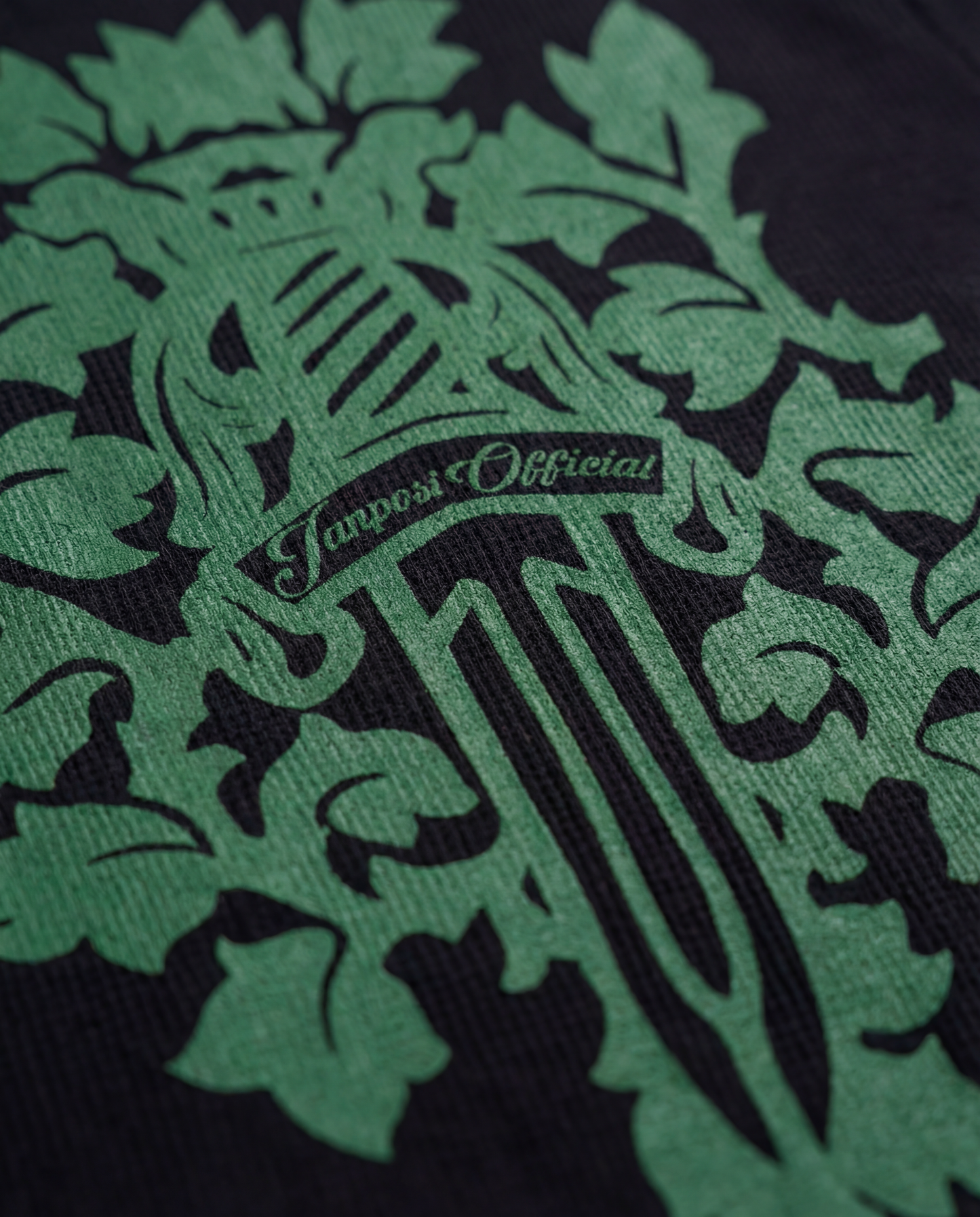 Royal Sword Waffle T-Shirt Green