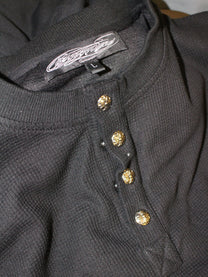 Signature Henley Long sleeve Black