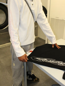 Signature Henley Tee Black
