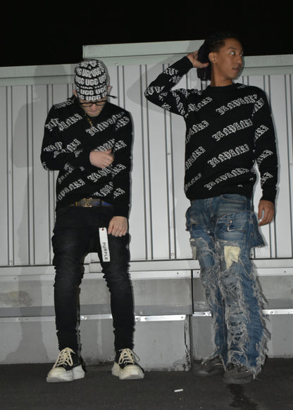 JANPARI Monogram Knit