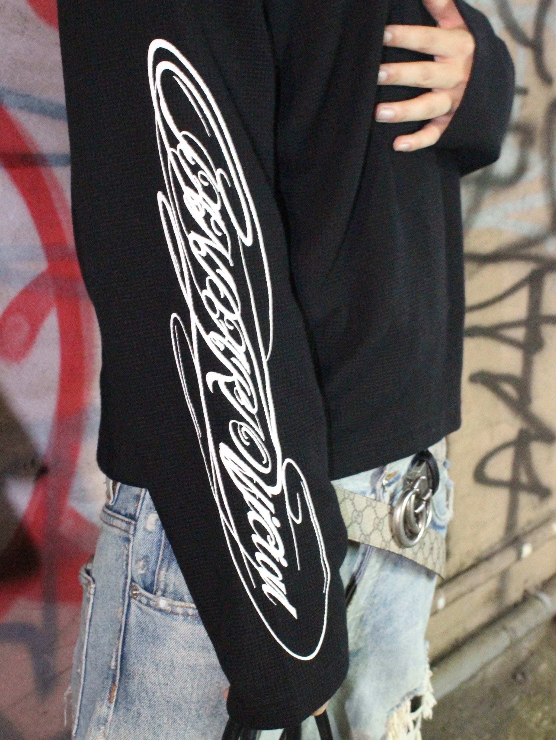Signature Henley Long sleeve Black