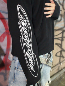 Signature Henley Long sleeve Black