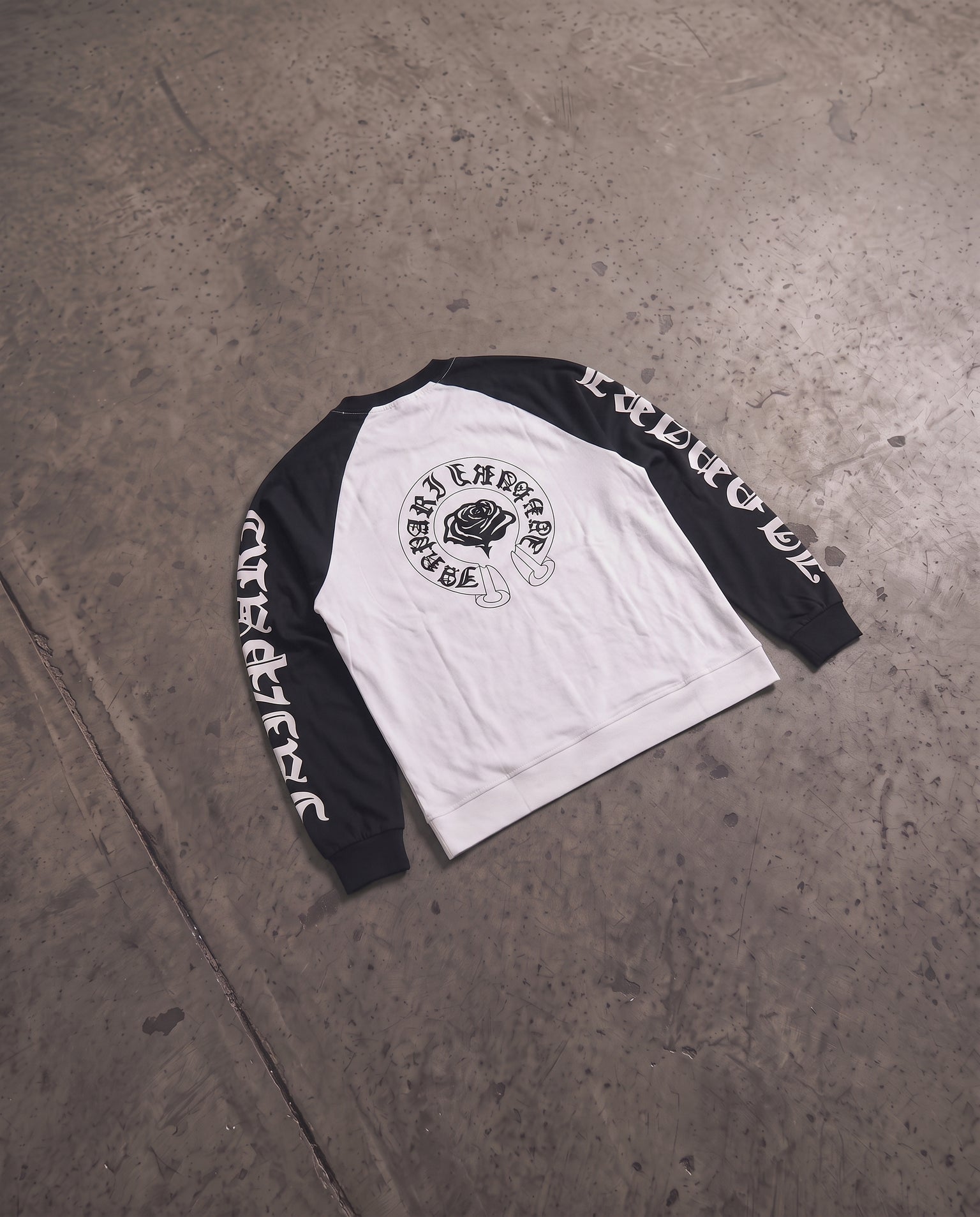 Raglan Long Sleeve T-Shirt Black