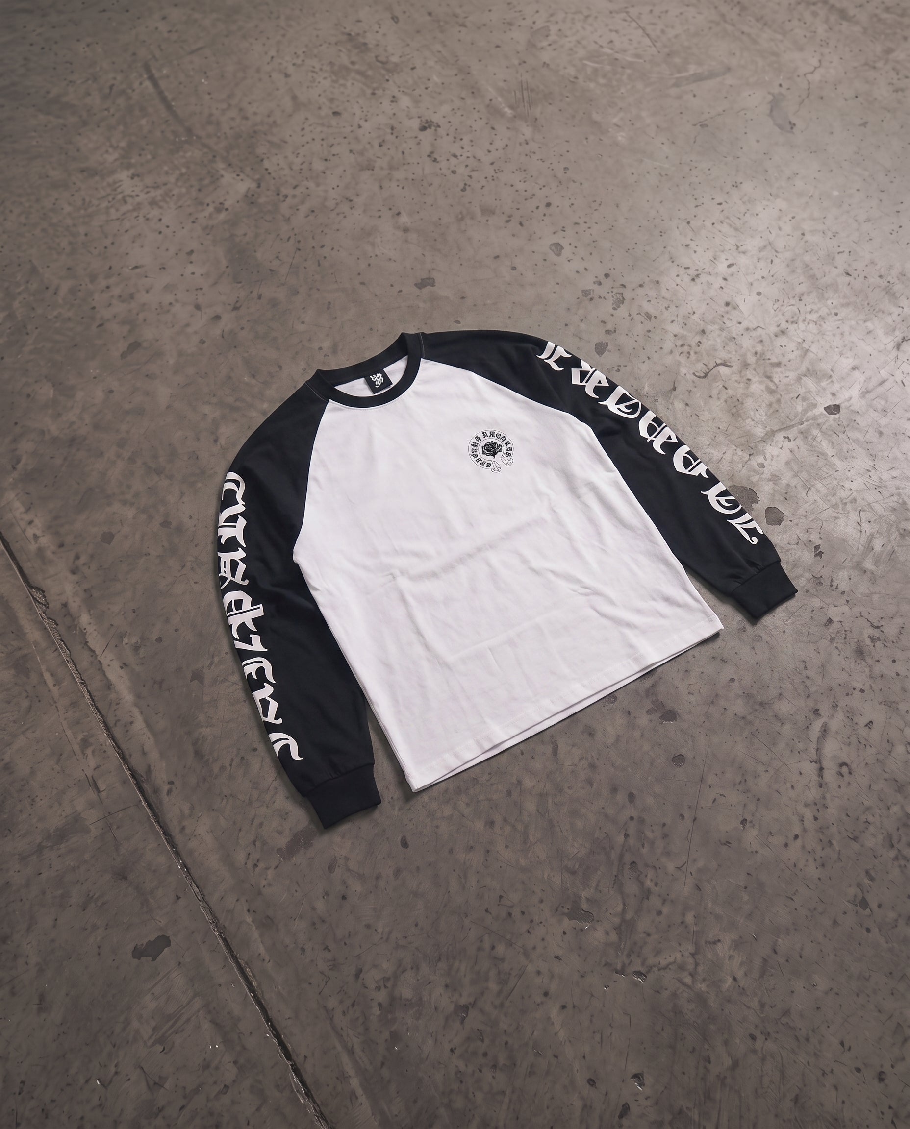 Raglan Long Sleeve T-Shirt Black