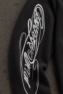 Signature Henley Long sleeve Black
