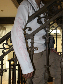 Signature Henley Long sleeve White