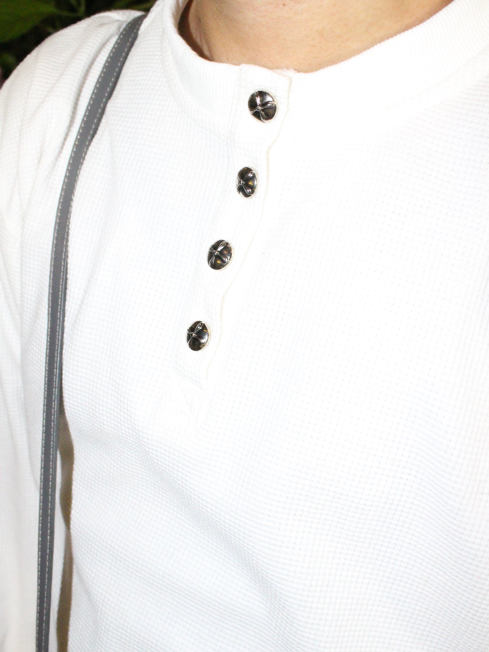 Signature Henley Long sleeve White