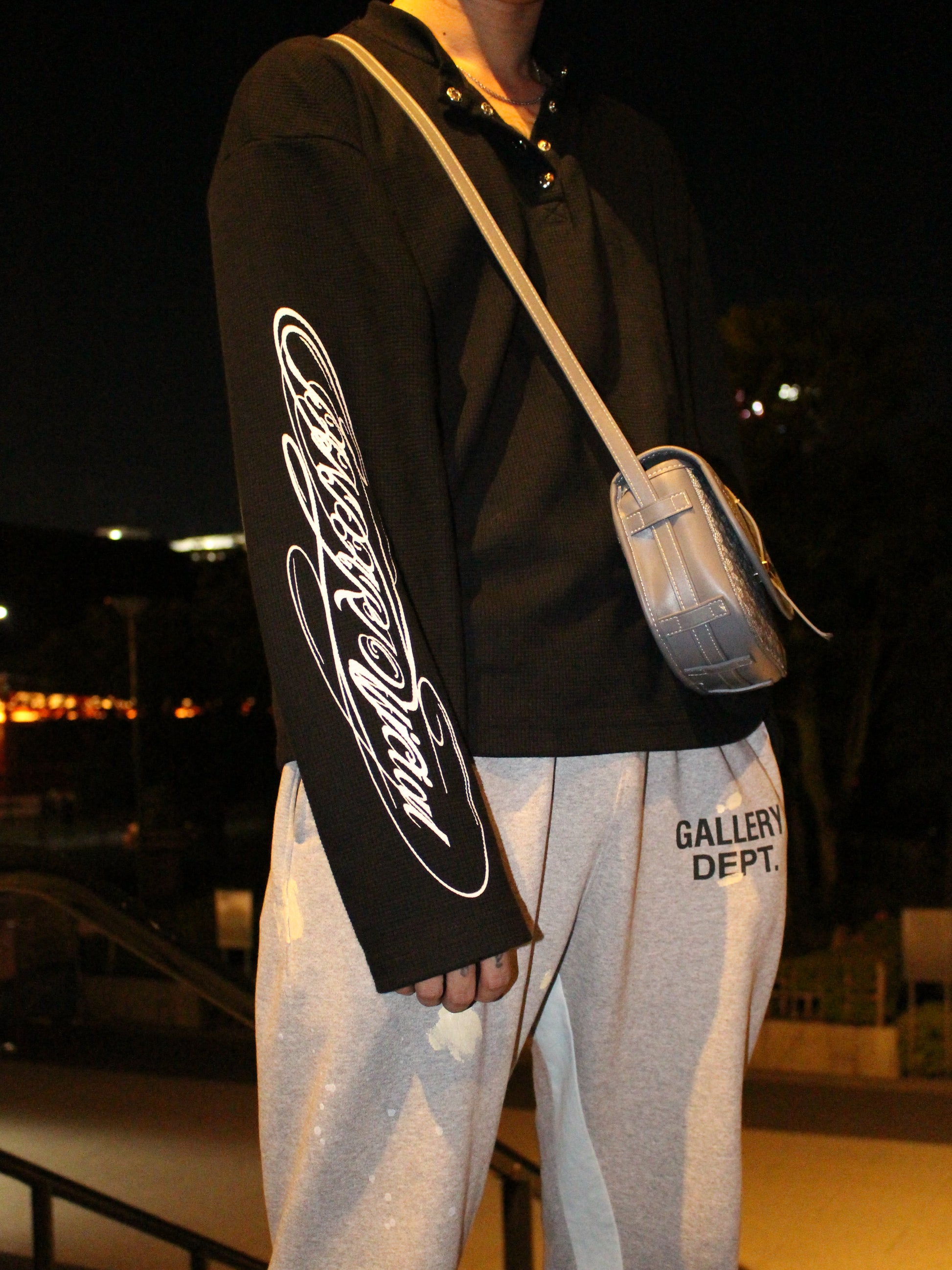 Signature Henley Long sleeve Black