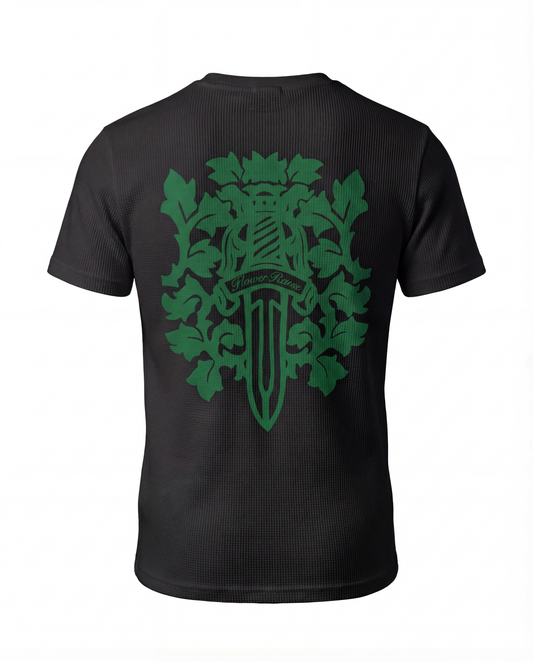 Royal Sword Waffle T-Shirt Green