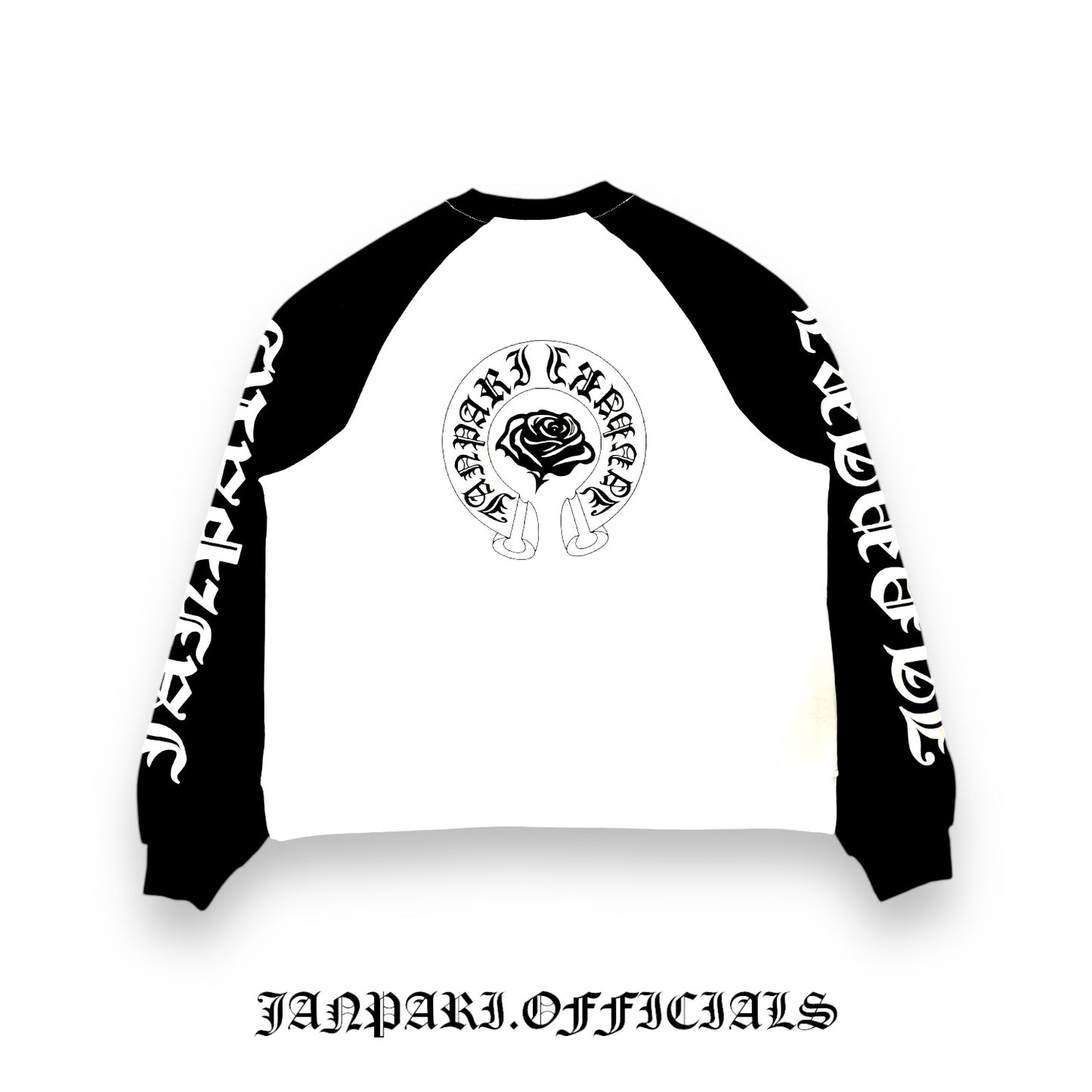 Raglan Long Sleeve T-Shirt Black