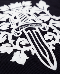 Crystal Waffle Long Sleeve Black