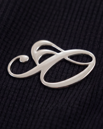 Crystal Waffle Long Sleeve Black