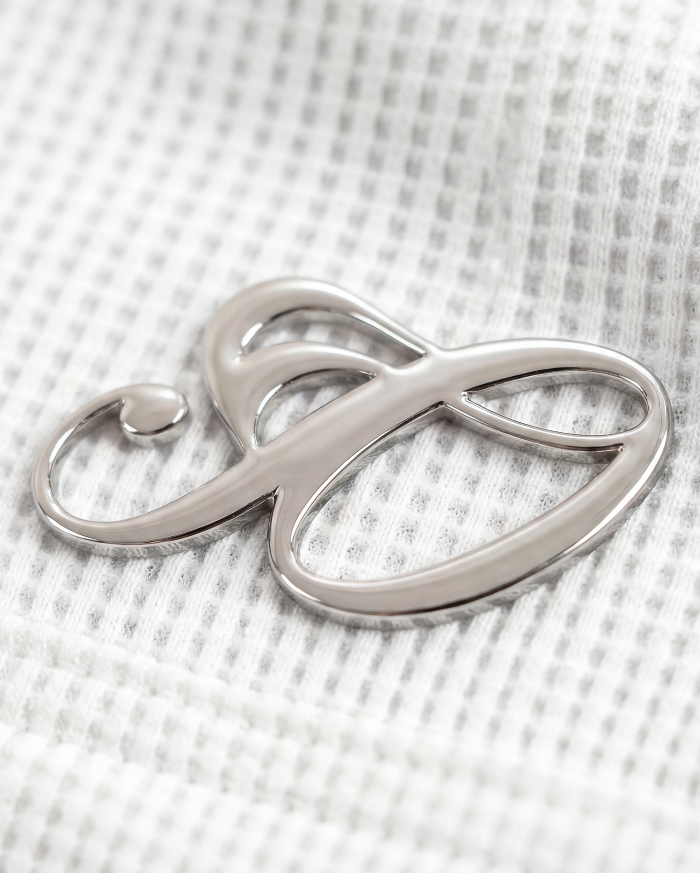 Crystal Waffle Long Sleeve white