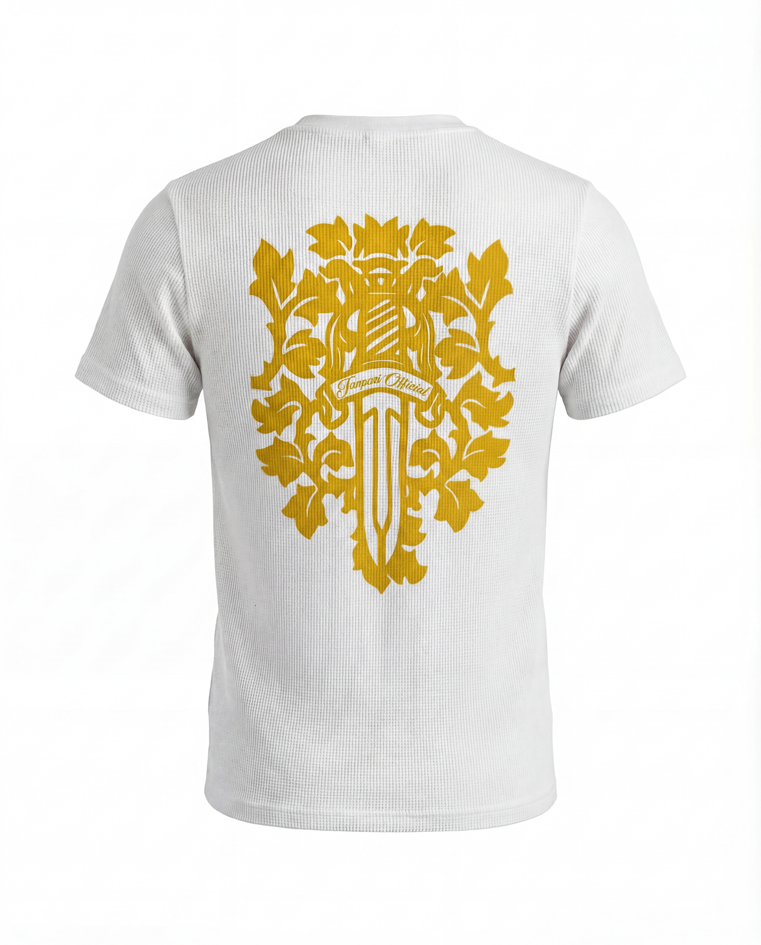 Royal Sword Waffle T-Shirt Yellow