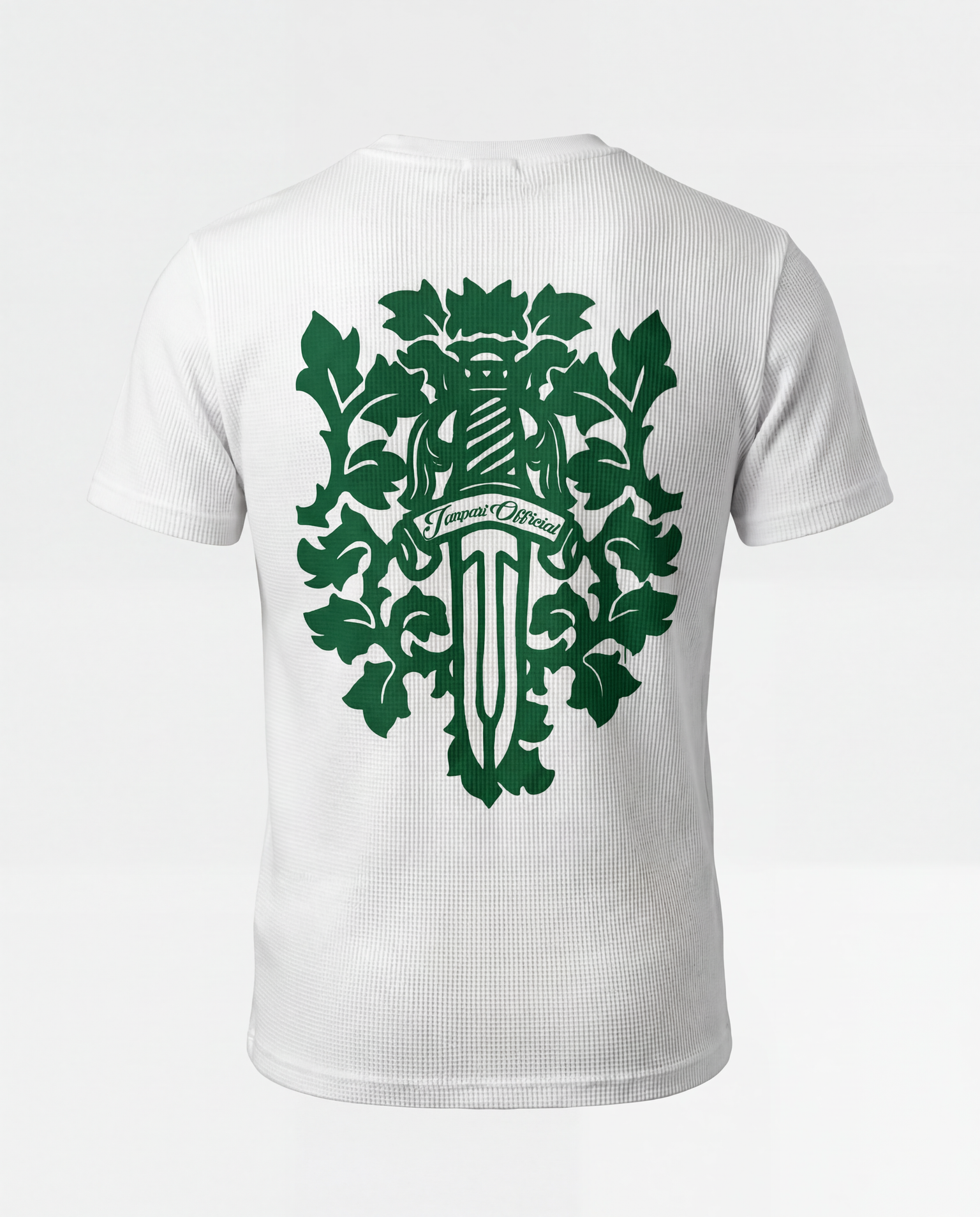 Royal Sword Waffle T-Shirt Green