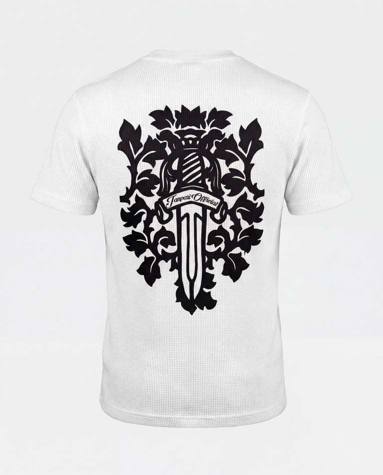 Royal Sword Waffle T-Shirt Black