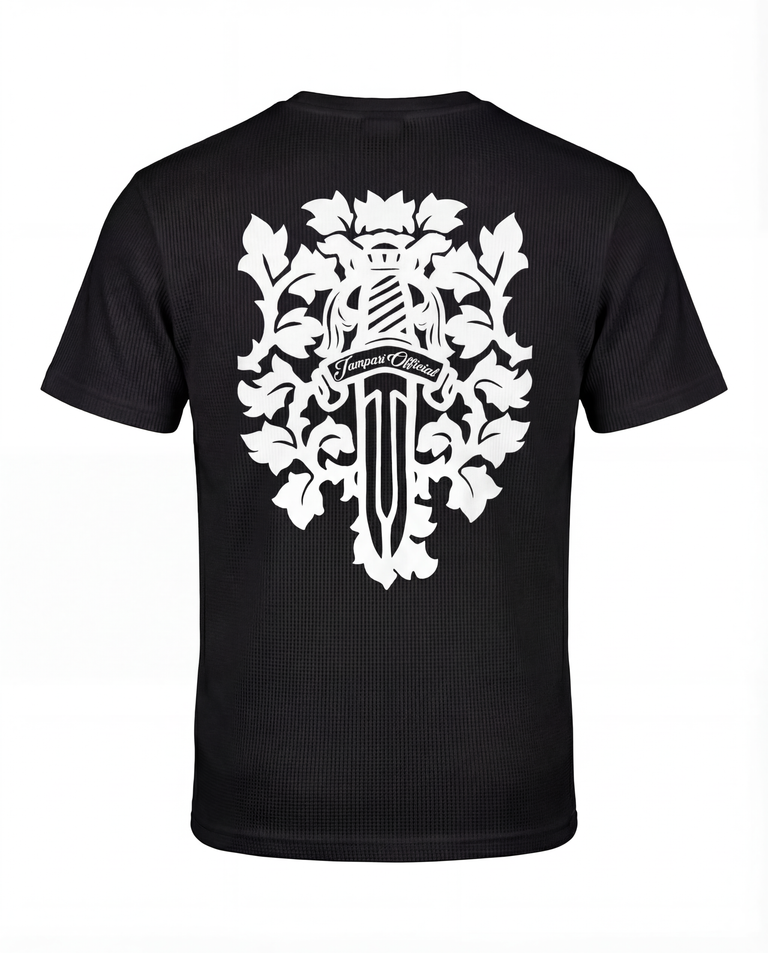 Royal Sword Waffle T-Shirt White
