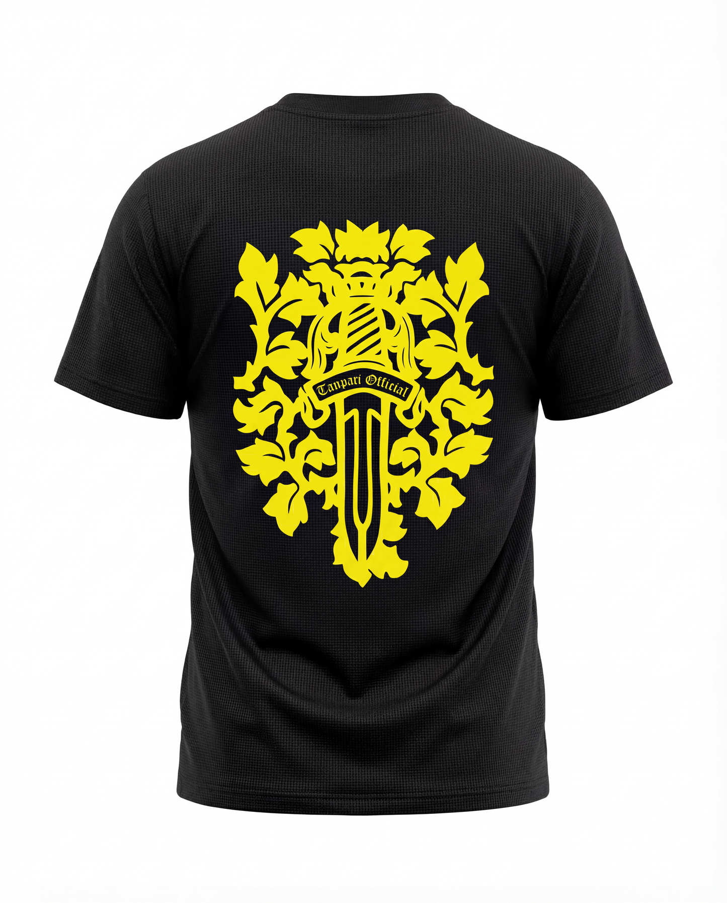 Royal Sword Waffle T-Shirt Yellow