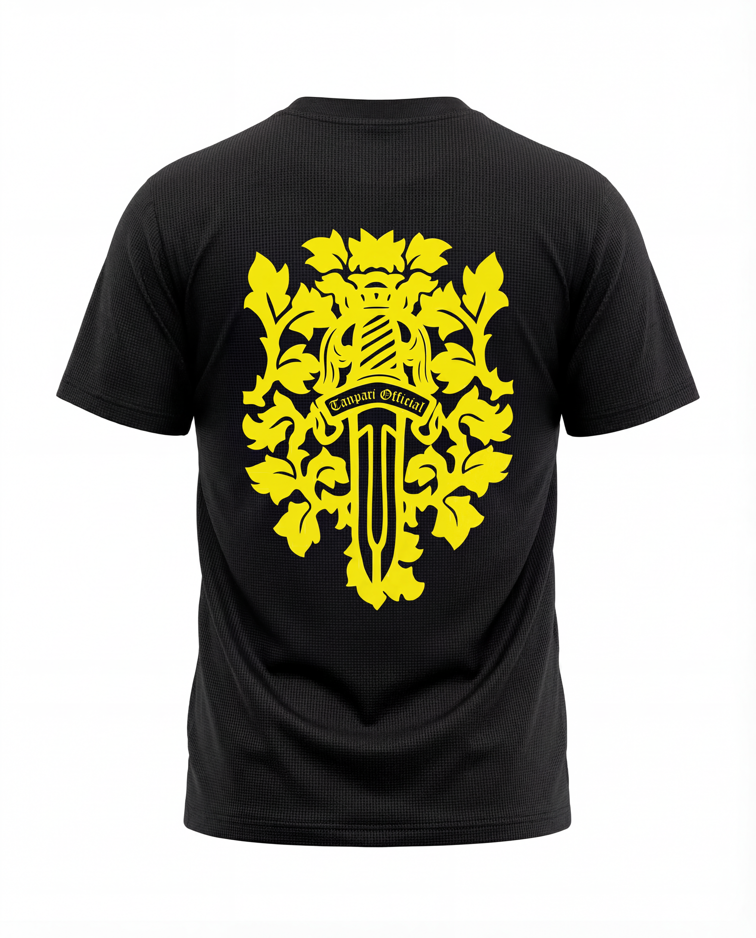Royal Sword Waffle T-Shirt Yellow