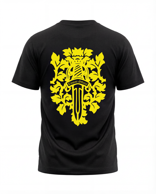 Royal Sword Waffle T-Shirt Yellow