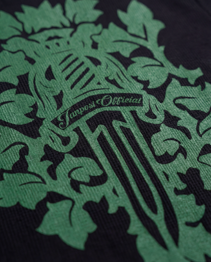Royal Sword Waffle T-Shirt Green