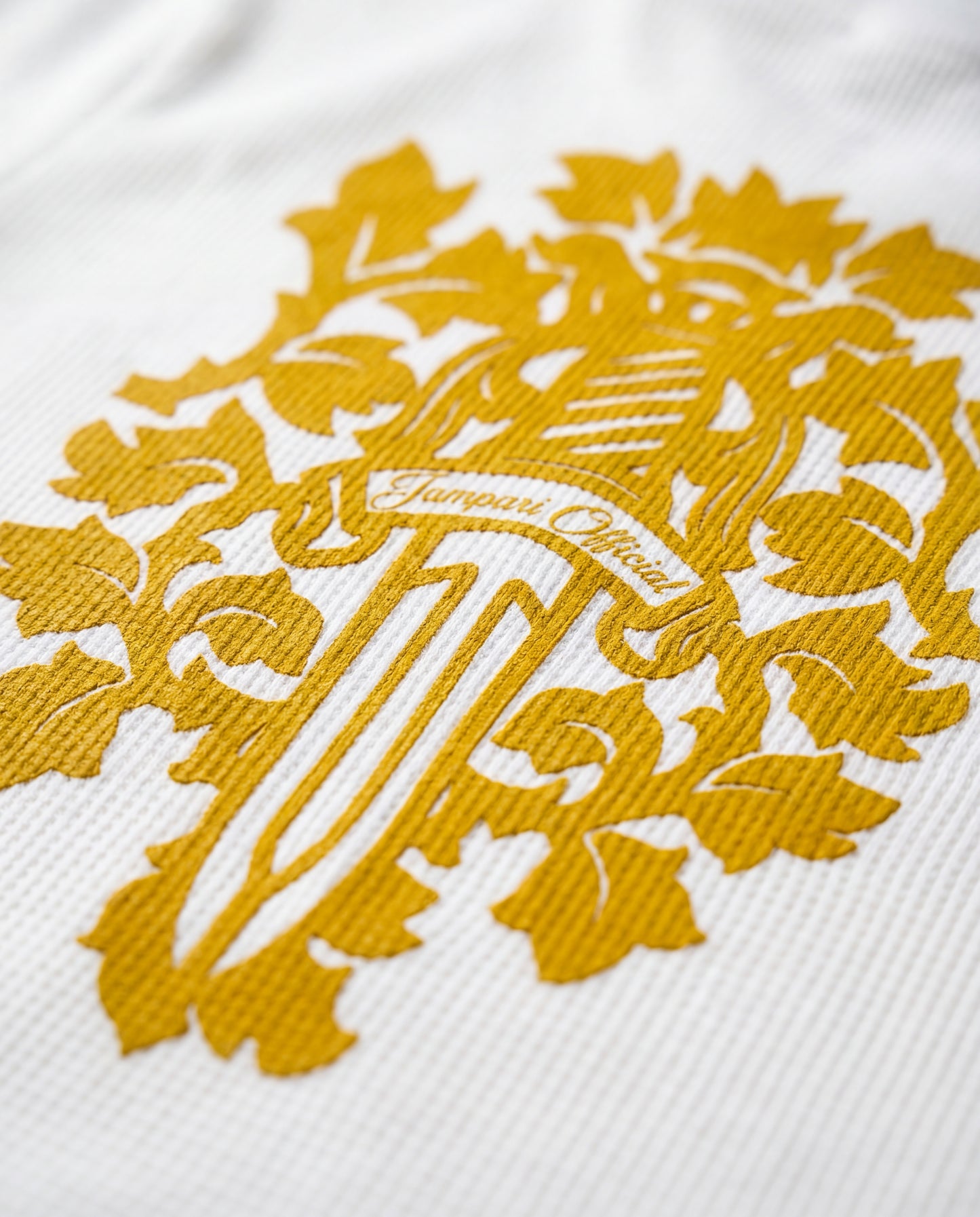 Royal Sword Waffle T-Shirt Yellow