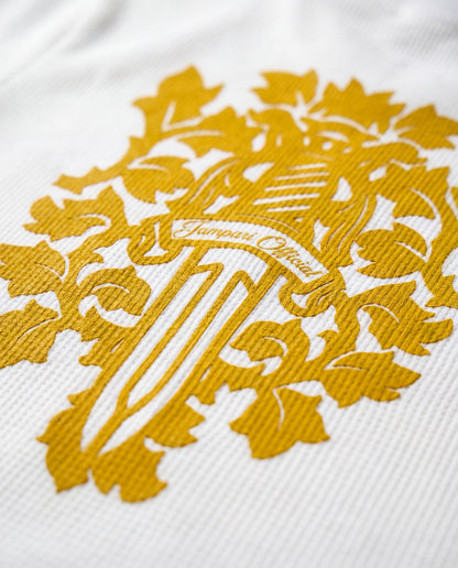 Royal Sword Waffle T-Shirt Yellow