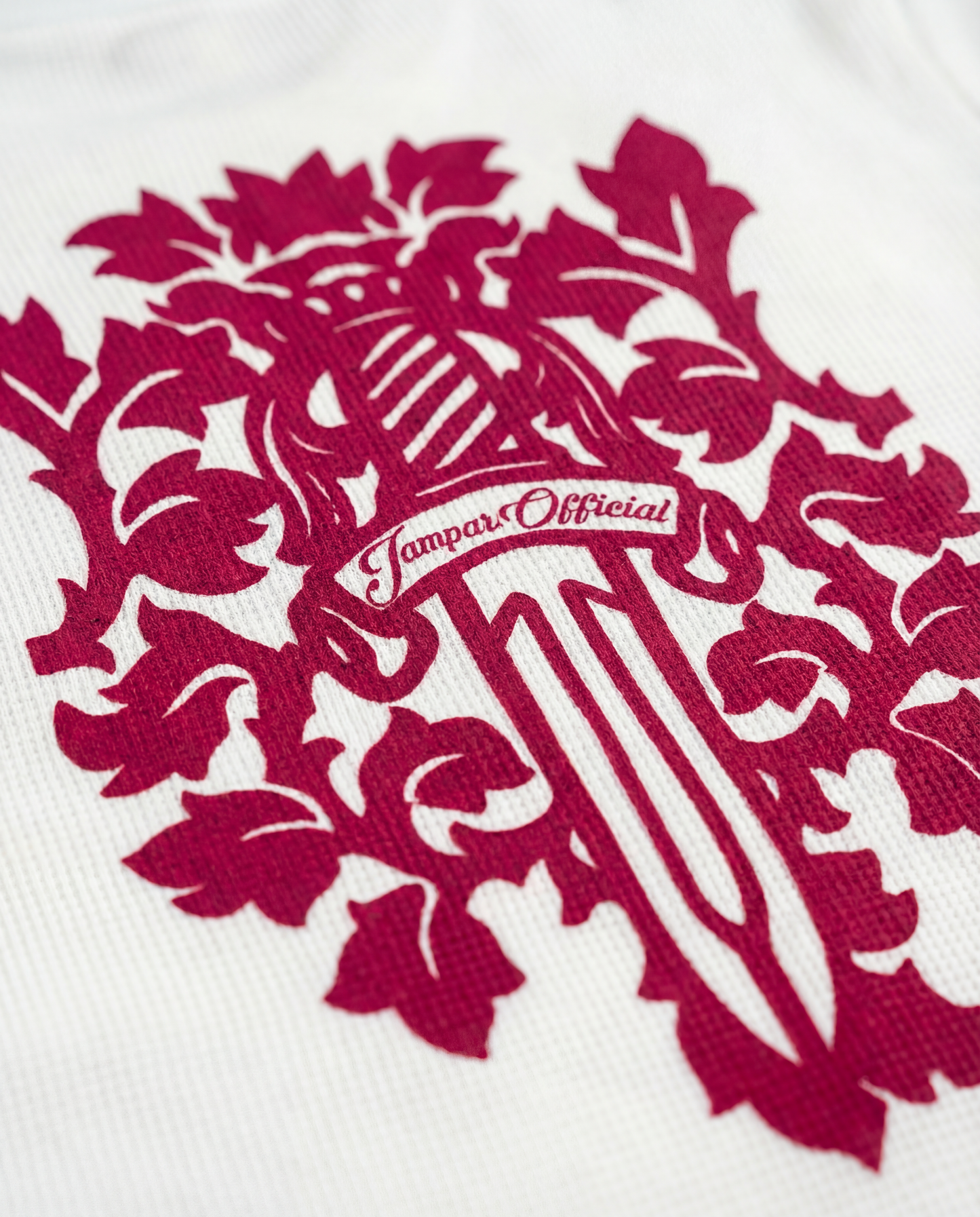 Royal Sword Waffle T-Shirt Pink