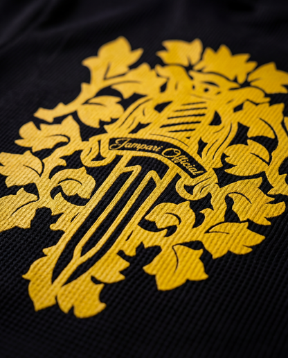 Royal Sword Waffle T-Shirt Yellow