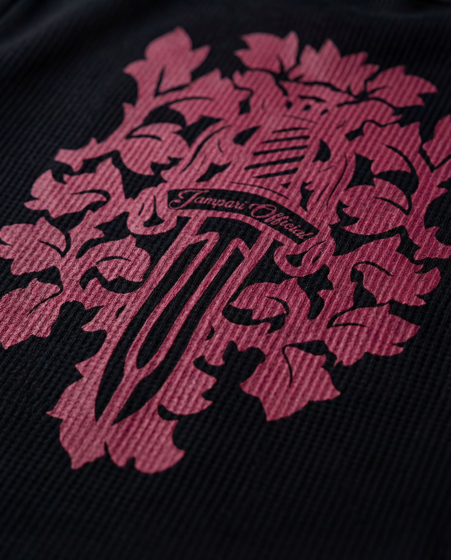 Royal Sword Waffle T-Shirt Pink