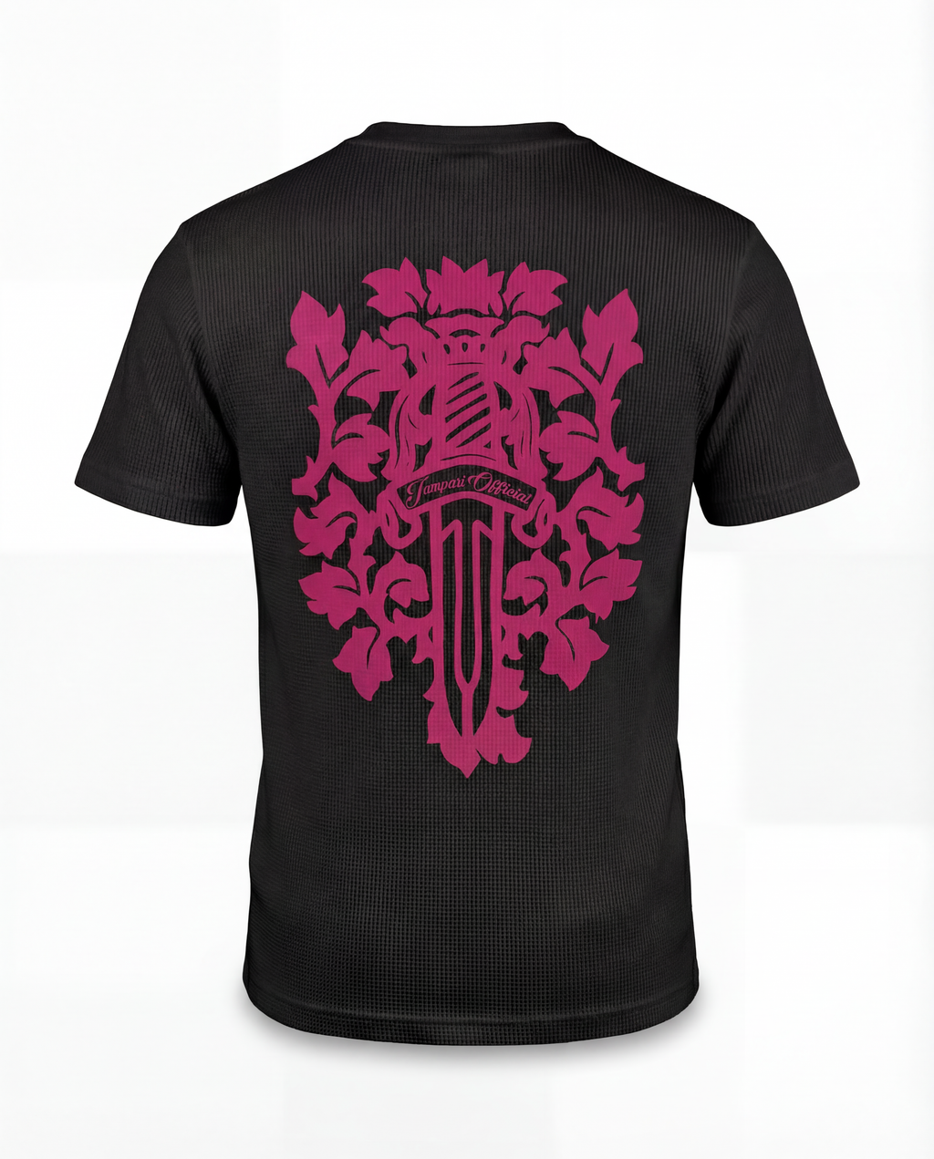 Royal Sword Waffle T-Shirt Pink