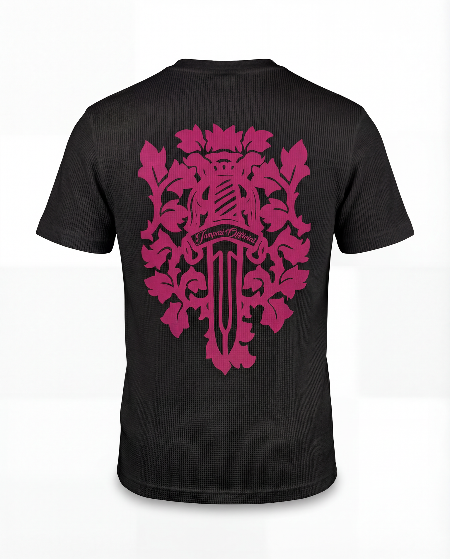 Royal Sword Waffle T-Shirt Pink
