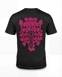 Royal Sword Waffle T-Shirt Pink