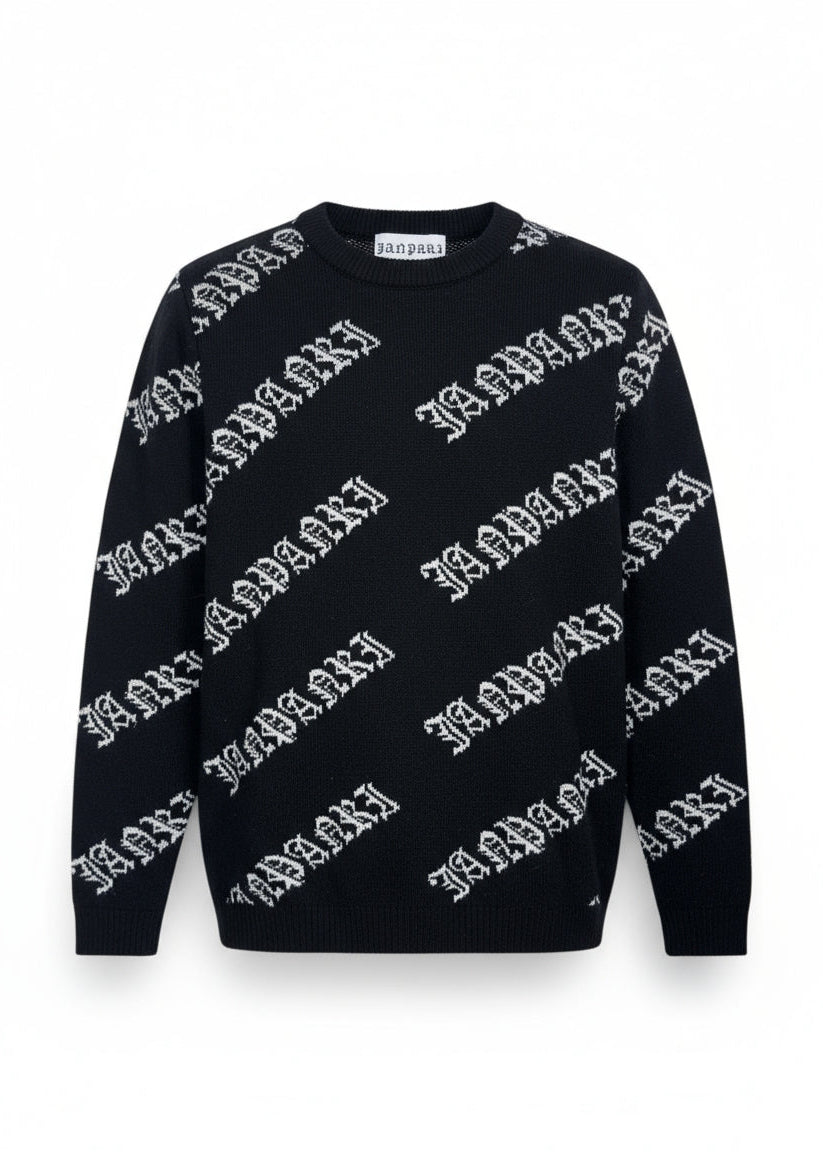 JANPARI Monogram Knit