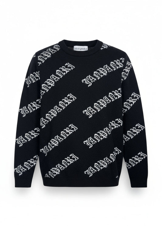JANPARI Monogram Knit